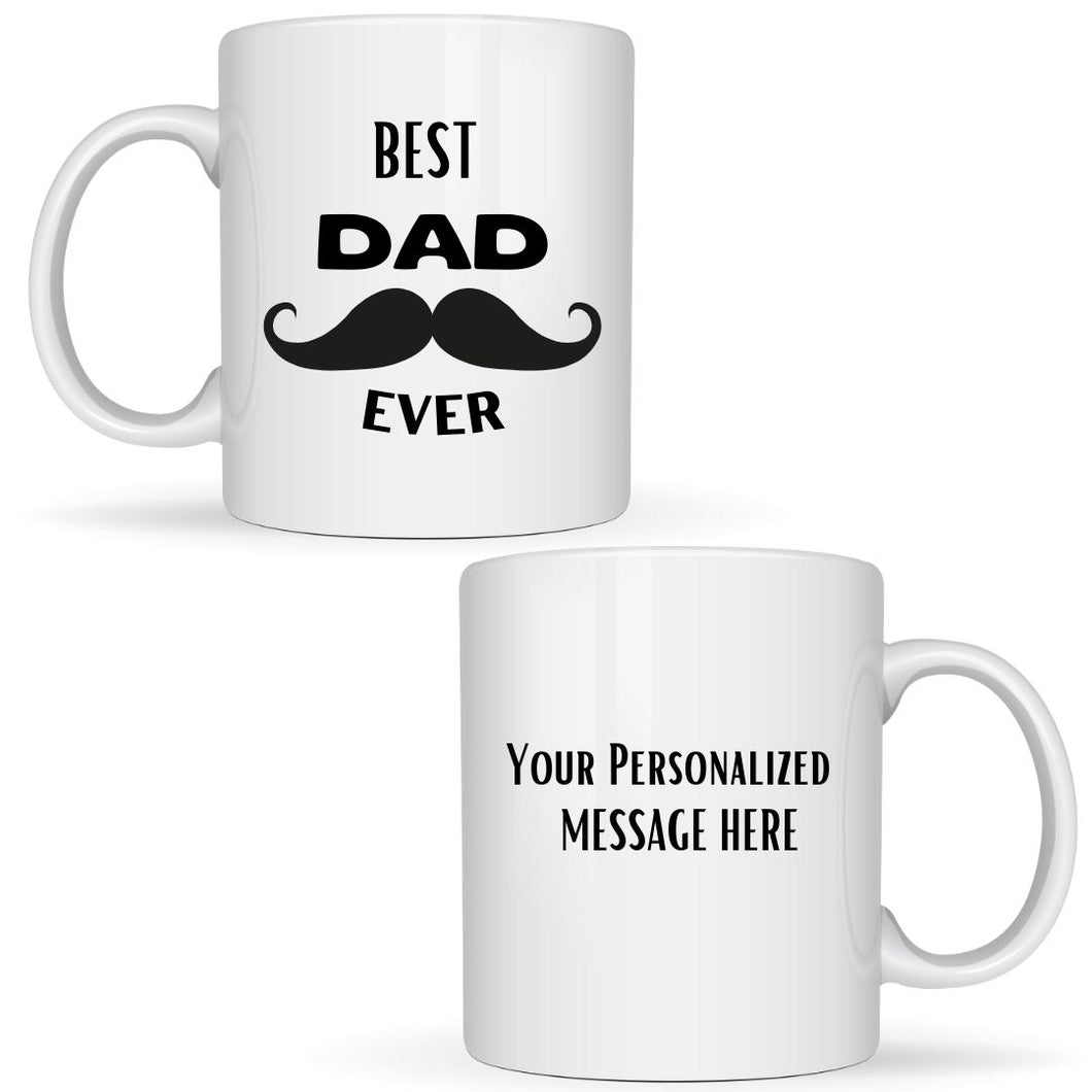 Personalize your BEST dad ever mug!