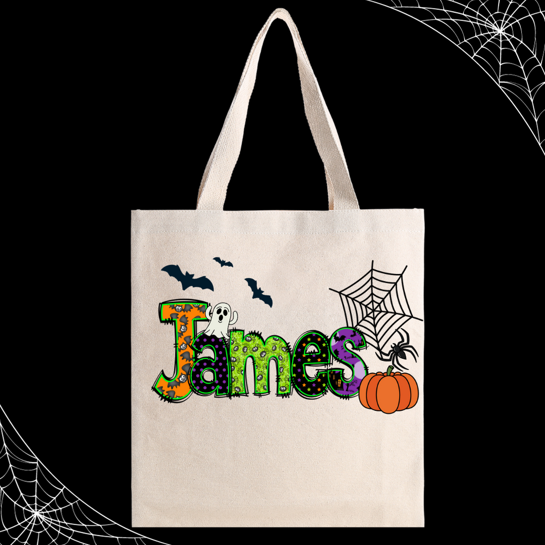Personalized Halloween Trick-or-Treat Bag